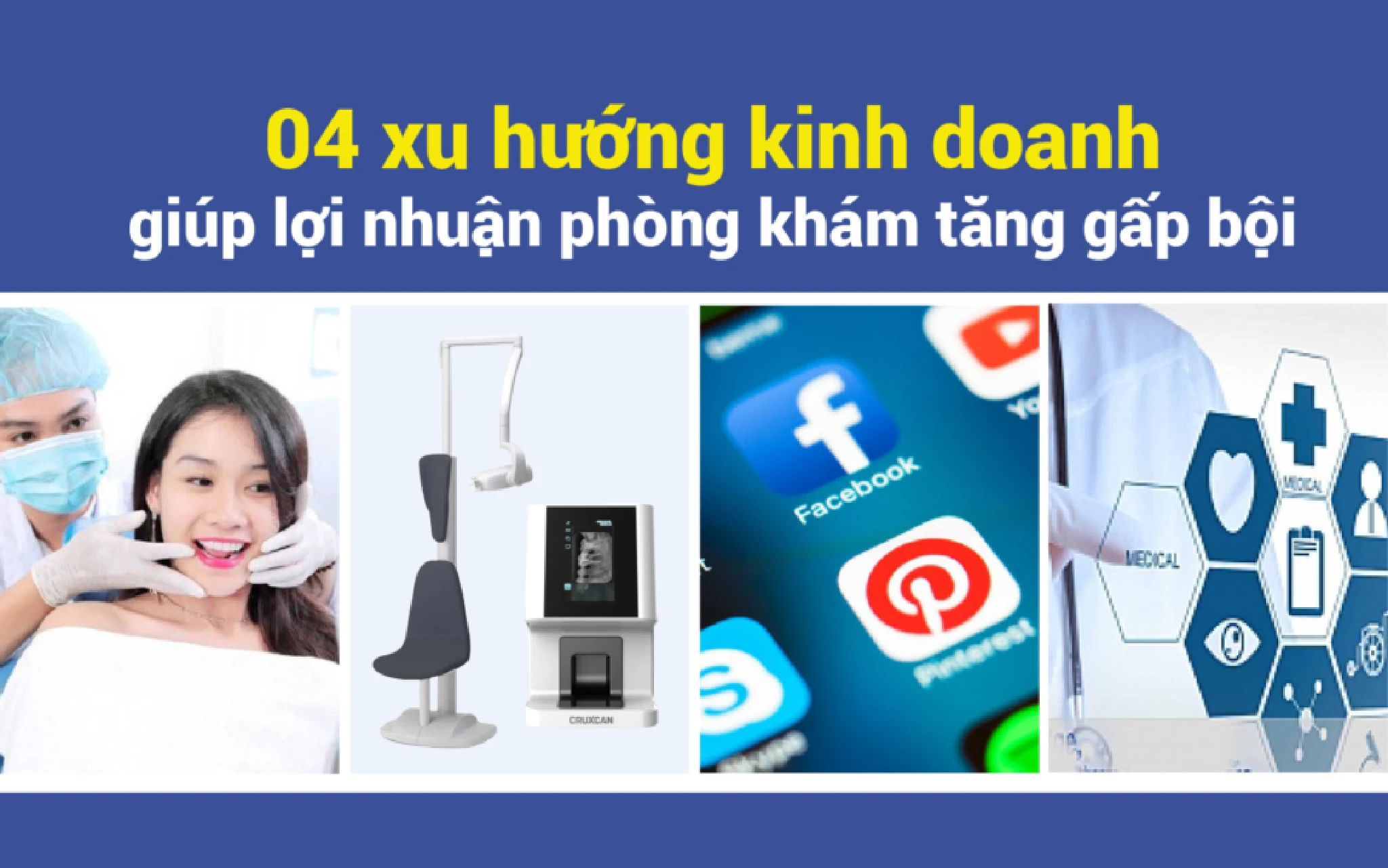 Xu hướng kinh doanh giúp lợi nhuận phòng khám tăng gấp bội