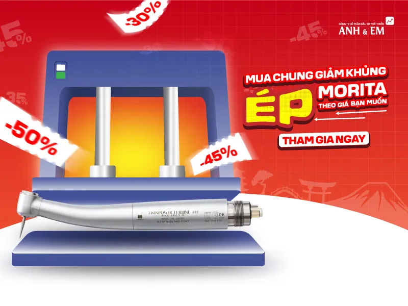 Chương trình đặc biệt: mua chung giảm khủng – ép Morita theo giá bạn muốn